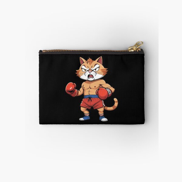 Item preview, Boxing Cat – Fierce Fighter Sticker designed and sold by Babayaa.