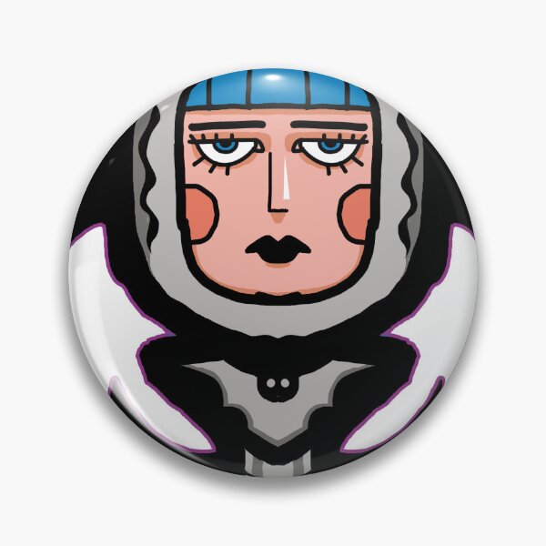 Item preview, Bat Queen Mecha – Dark Anime Villain Sticker designed and sold by hoggylorente.