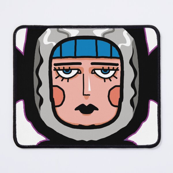 Item preview, Bat Queen Mecha – Dark Anime Villain Sticker designed and sold by hoggylorente.