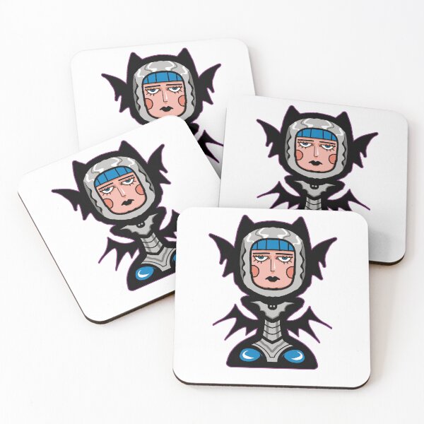 Item preview, Bat Queen Mecha – Dark Anime Villain Sticker designed and sold by hoggylorente.