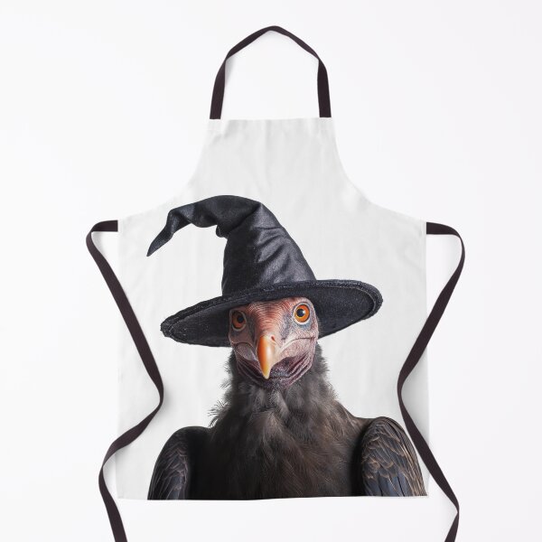 Item preview, Turkey Vulture Wearing Halloween Witch Hat designed and sold by LazyOwlStore.