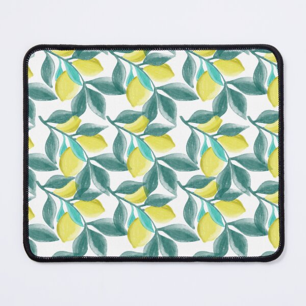 Item preview, Hand-Painted water coloured Lemon Garden Pattern Design designed and sold by DColourMuse.