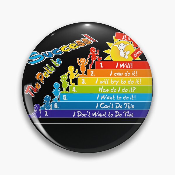 Item preview, The path to success! The ladder of success: I don't want to do it! I can't do it! How can I say it? I can do it! I will do it!!! It's so simple! designed and sold by orthodox-icon.