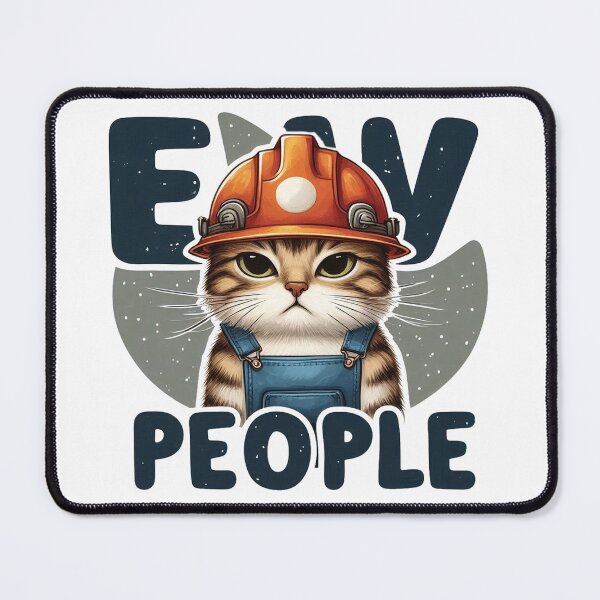 Item preview, Worker Catswithhardhats designed and sold by erkinmaddison.