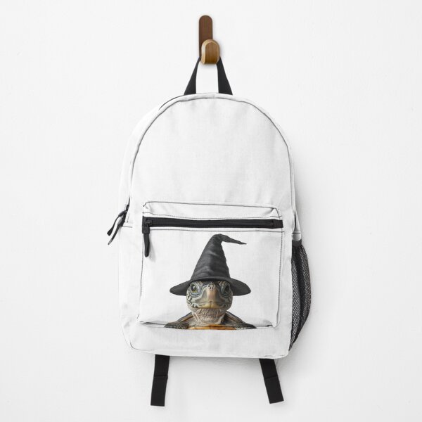 Item preview, Turtle Wearing Halloween Witch Hat designed and sold by LazyOwlStore.