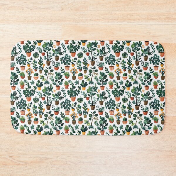 Item preview, Lush Potted Plant Pattern designed and sold by Canvas-Whispers.