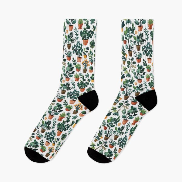 Item preview, Lush Potted Plant Pattern designed and sold by ArtDzignsZA.