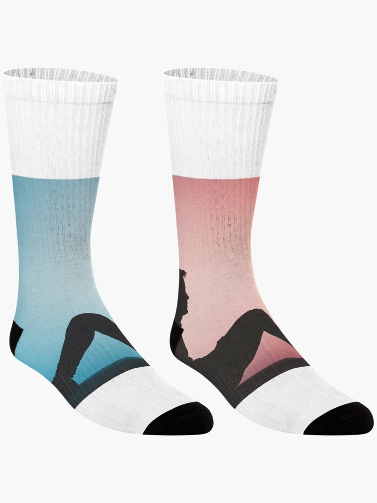 Thumbnail 3 of 5, Socks, MyBlue designed and sold by RicoInStudios.