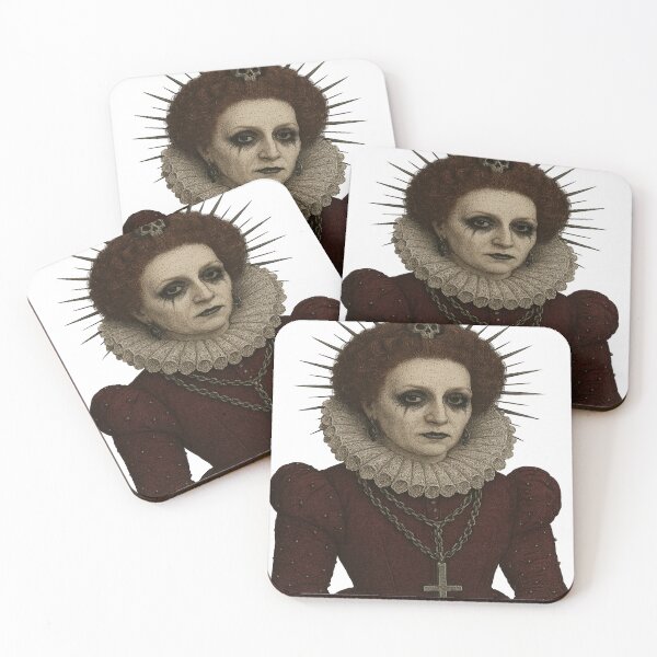 Item preview, Goth Queen Elizabeth I – Dark Royalty Alternative History Portrait designed and sold by Candlewood Museum & Gift Shoppe.
