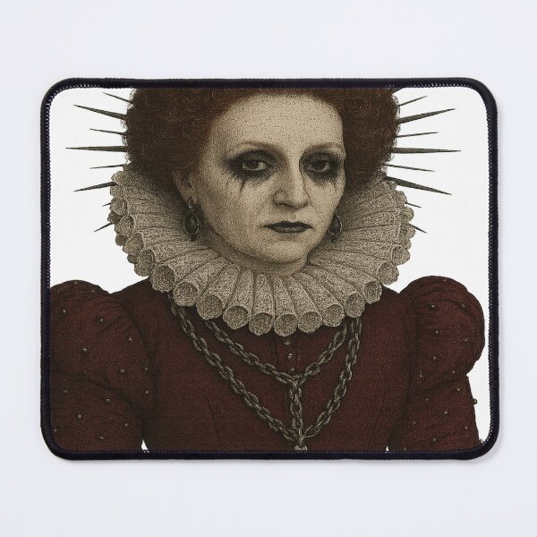Item preview, Goth Queen Elizabeth I – Dark Royalty Alternative History Portrait designed and sold by Candlewood Museum & Gift Shoppe.