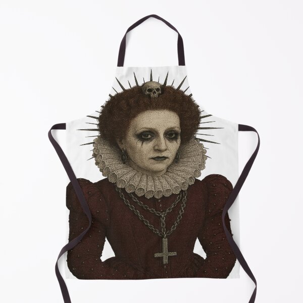 Item preview, Goth Queen Elizabeth I – Dark Royalty Alternative History Portrait designed and sold by Candlewood Museum & Gift Shoppe.