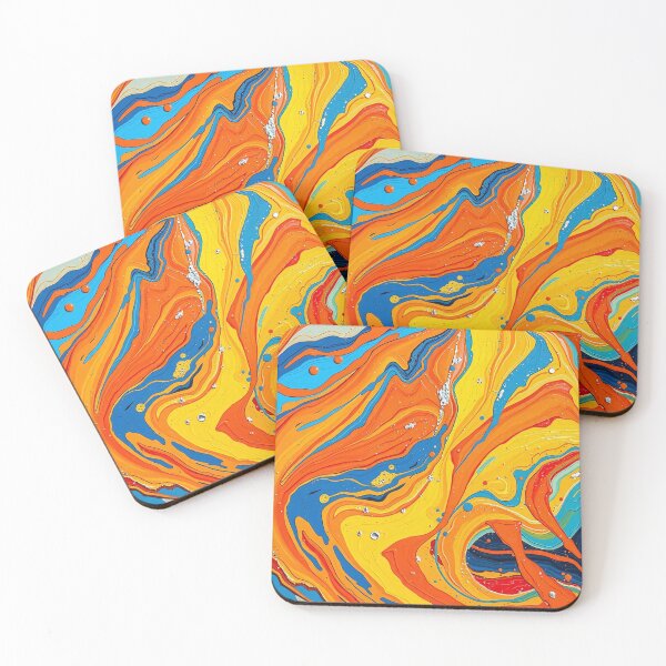 Item preview, Abstract sunset at the lake designed and sold by LilithsDesires.