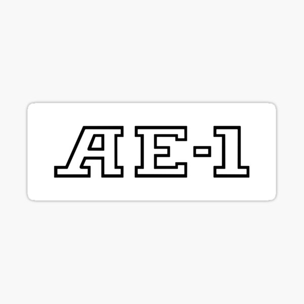 Artikel-Vorschau von Canon AE-1 Logo [schwarz], designt und verkauft von MS80 design.