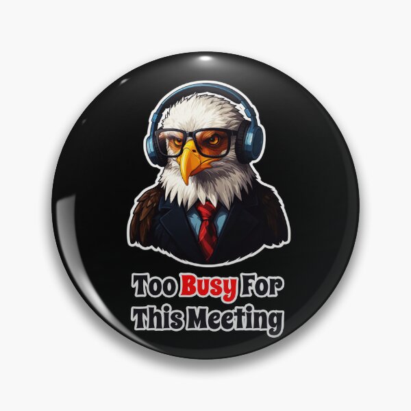 Item preview, Funny Corporate Eagle - I Hate Useless Agile Meetings designed and sold by Ridiculam Toga.
