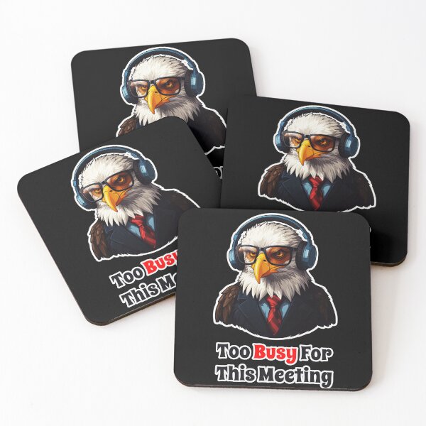 Item preview, Funny Corporate Eagle - I Hate Useless Agile Meetings designed and sold by Ridiculam Toga.