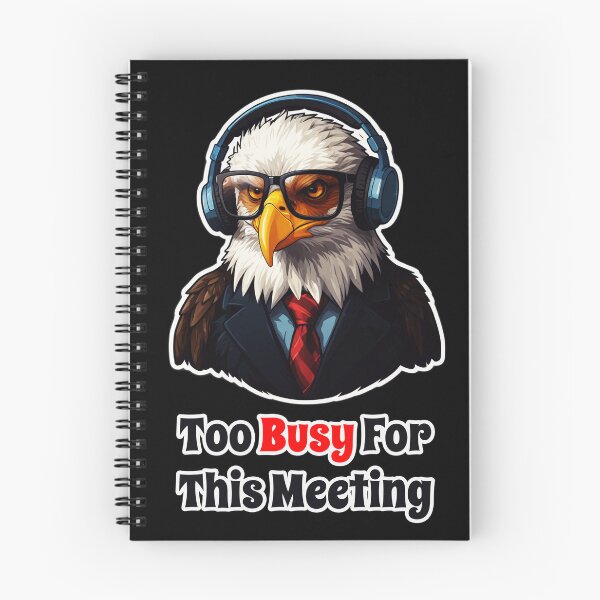 Item preview, Funny Corporate Eagle - I Hate Useless Agile Meetings designed and sold by Ridiculam Toga.