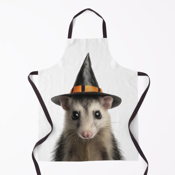 Item preview, Virginia Opossum Wearing Halloween Witch Hat designed and sold by LazyOwlStore.