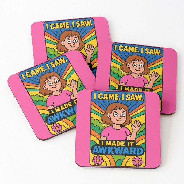 Item preview, I Came I Saw I Made It Awkward Funny Social Tee designed and sold by Cheeky Companions.