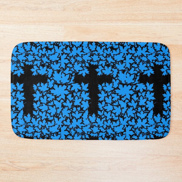 Item preview, Maple Leaves pattern Forming Cross – Christian Spring Faith Nature Art | black designed and sold by ZechJohnRB.
