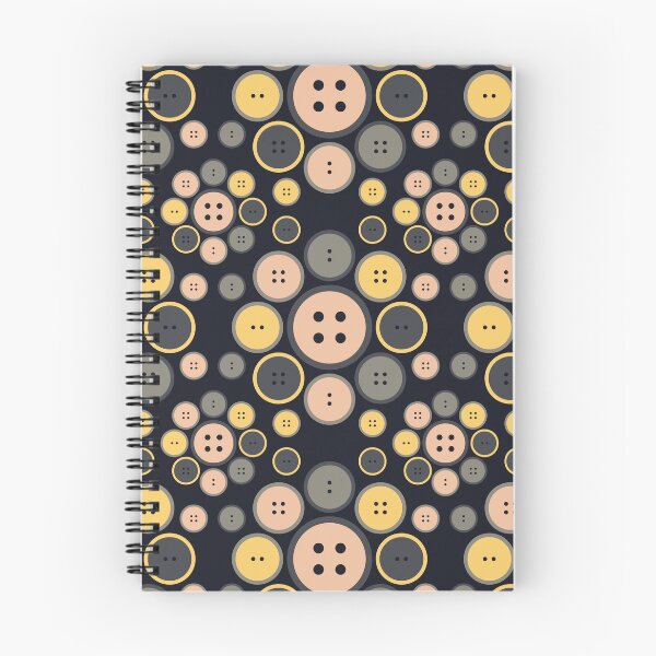 Item preview, Bold Buttons in Yellow, Cream, and Grey Pattern Art - SV106 designed and sold by The Queer Designer.