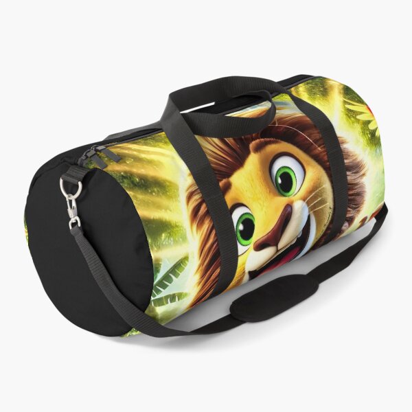Item preview, Brave Jungle Lion Leads the Adventure – Colorful 3D Cartoon Animal Friends designed and sold by Fresh-Threads-X.