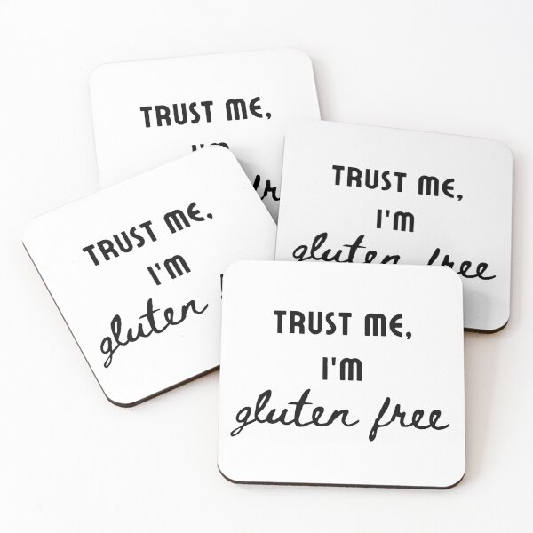 Item preview, Trust Me, I’m Gluten Free – Funny Coeliac Slogan for GF Lifestyle & Awareness designed and sold by My Gluten Free Life UK.