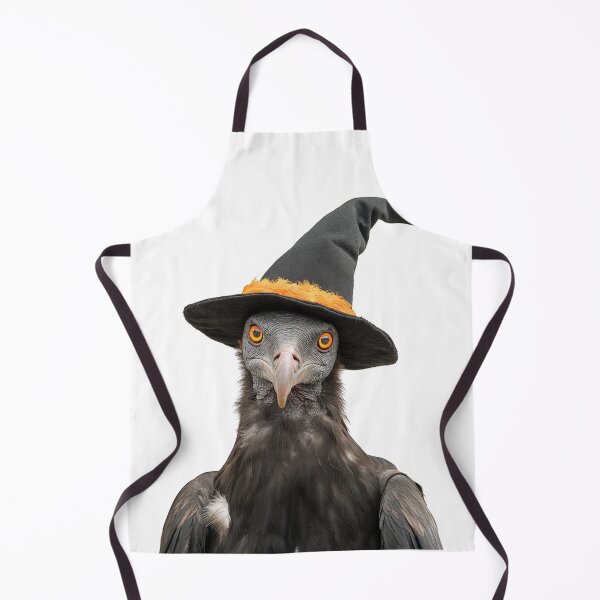 Item preview, Vulture Wearing Halloween Witch Hat designed and sold by LazyOwlStore.