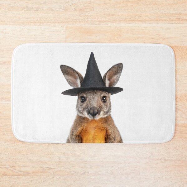 Item preview, Wallaby Wearing Halloween Witch Hat designed and sold by LazyOwlStore.