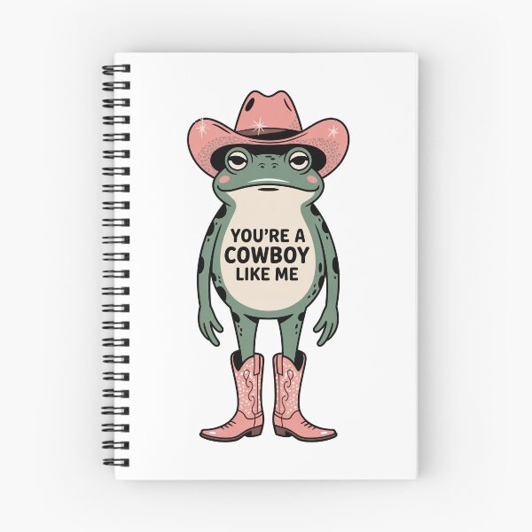 Item preview, Funny Cowboy Frog Sticker – Western Toad in Pink Hat & Boots – You’re a Cowboy Like Me designed and sold by Trend Pixel Co..