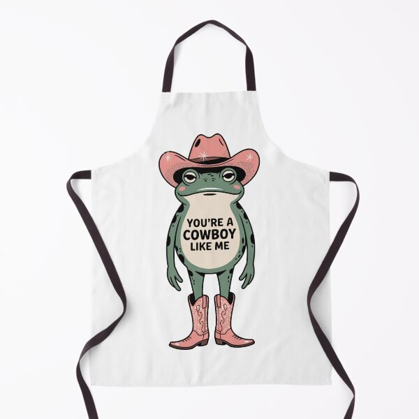 Item preview, Funny Cowboy Frog Sticker – Western Toad in Pink Hat & Boots – You’re a Cowboy Like Me designed and sold by Trend Pixel Co..
