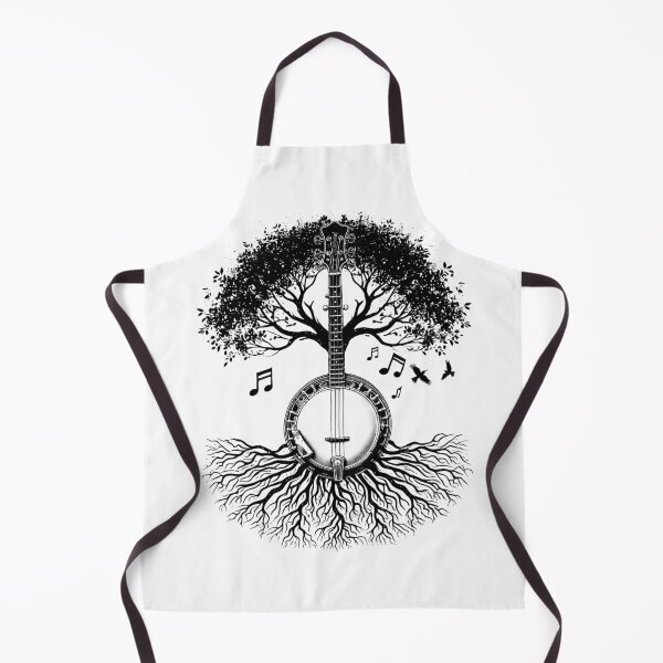 Item preview, Vintage Banjo Player Music Tree Banjoist designed and sold by Kimberley King Art King Art.