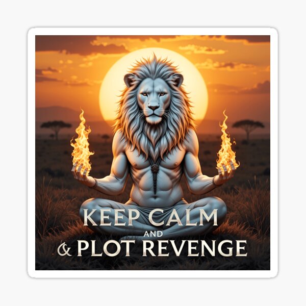 Item preview, This art is about keeping patience while ensuring the vengeance sweet. Knowing your power however reacting at the right time designed and sold by KeepCalmPereira.