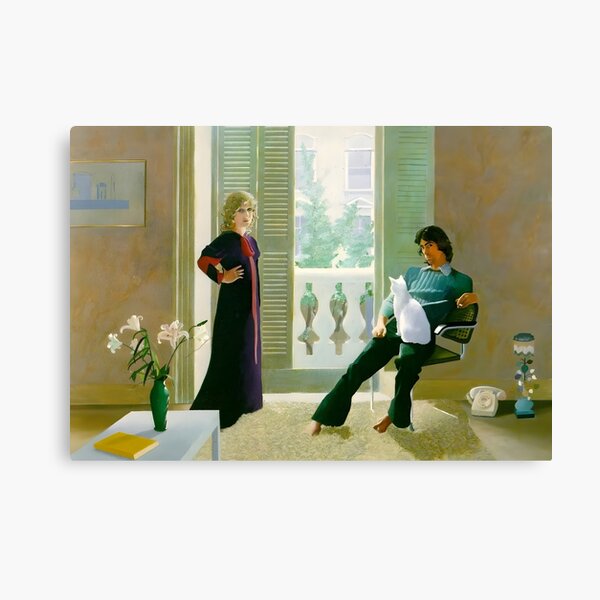 Item preview, David Hockney Mr and Mrs Clark and Percy designed and sold by Ceremonials-.