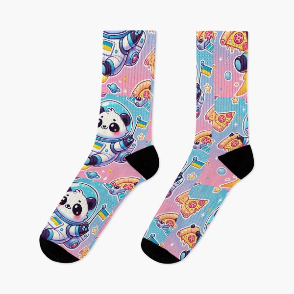 Item preview, Space panda enjoying pizza slice designed and sold by TAnnao.