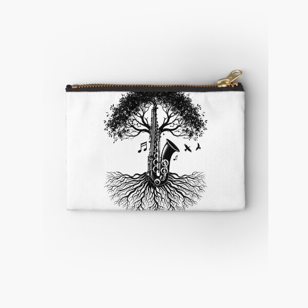 Item preview, Vintage Saxophone Player Music Tree Saxophonist designed and sold by Kimberley King Art  King Art.