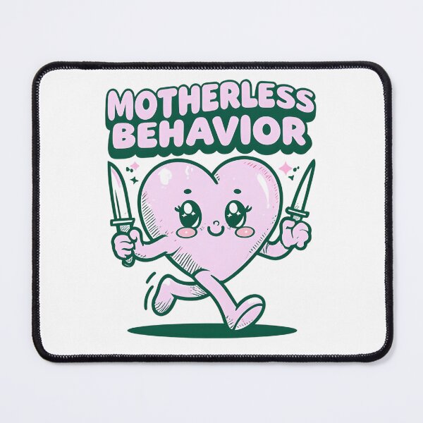 Item preview, Motherless Behavior – Heart & Knives Edgy Design designed and sold by THETEEHEEPARTY.