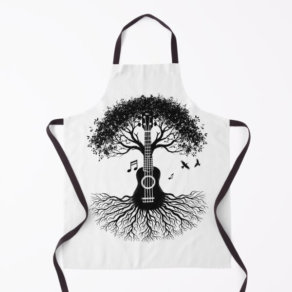 Item preview, Vintage Ukulele Player Music Tree Ukulelist designed and sold by Kimberley King Art  King Art.