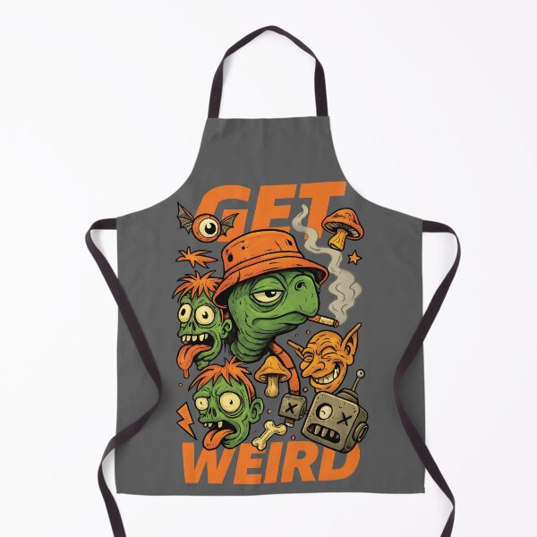 Item preview, GET WEIRD – Smoking Turtle Freak Mashup | Let’s Get Weird Street Art Style designed and sold by WAUZ.