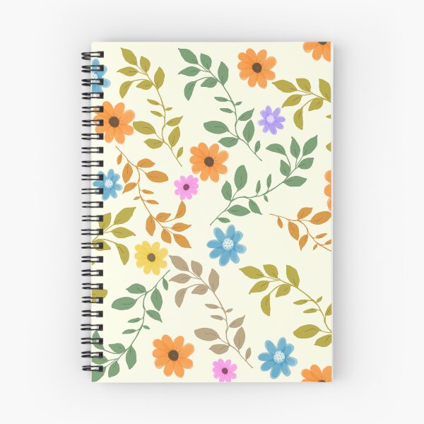 Item preview, 70's style flowers and foliage designed and sold by MiowandMolly.