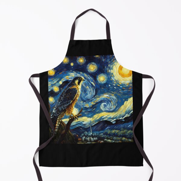 Item preview, Starry Night Peregrine Falcon Bird Van Gogh Lover designed and sold by Kimberley King Art King Art.
