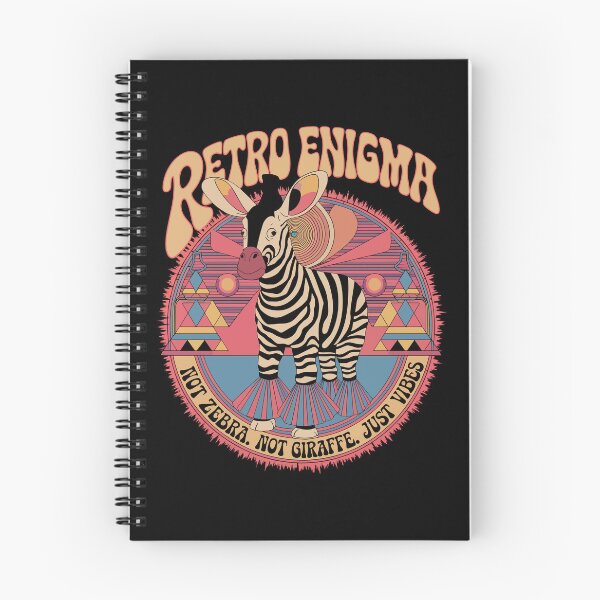 Item preview, Retro Okapi Enigma Psychedelic Animal Art designed and sold by WildlifeInc.