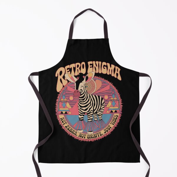 Item preview, Retro Okapi Enigma Psychedelic Animal Art designed and sold by WildlifeInc.