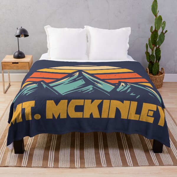 Item preview, Mt. McKinley Alaska Retro Turquoise designed and sold by Esskay Designs.