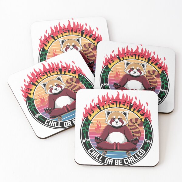 Item preview, Zen Master Flex Red Panda Chill Skate Design designed and sold by WildlifeInc.