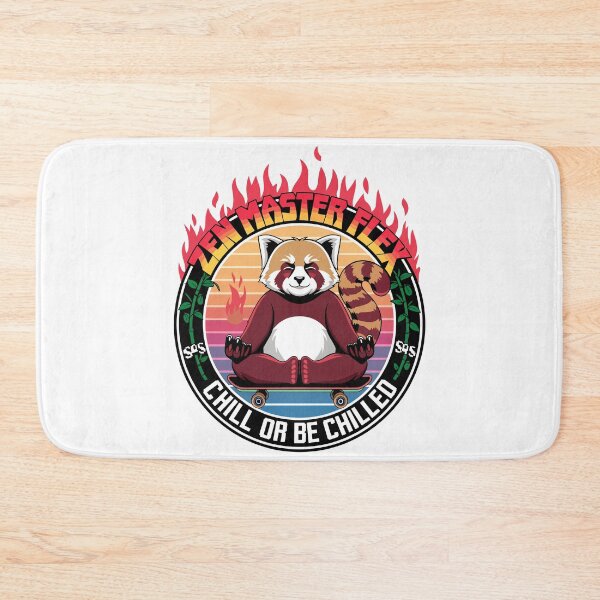 Item preview, Zen Master Flex Red Panda Chill Skate Design designed and sold by WildlifeInc.