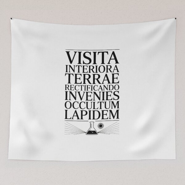 Item preview, Visita Interiora Terrae Rectificando Invenies Occultum Lapidem designed and sold by SignumShop.