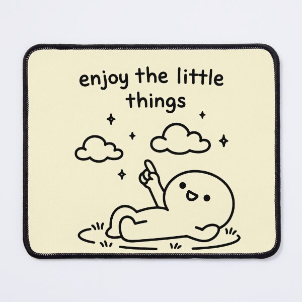 Item preview, Cute Minimalist Enjoy the Little Things Art designed and sold by Animepic222.