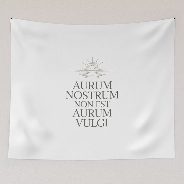 Item preview, Aurum Nostrum Non Est Aurum Vulgi designed and sold by SignumShop.