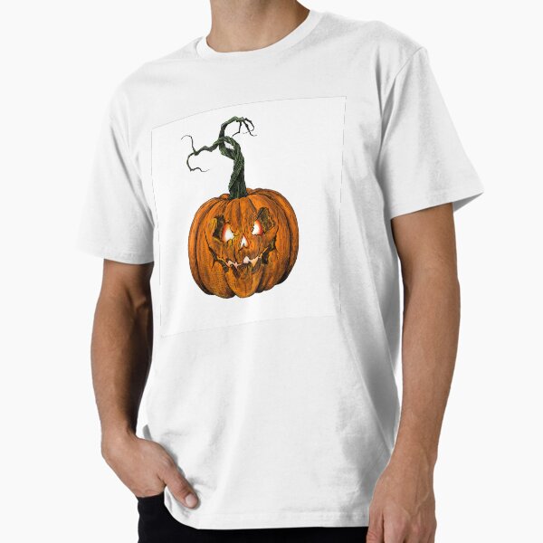 Item preview, Spooky Halloween Pumpkin Head designed and sold by TraceyEvansArt.