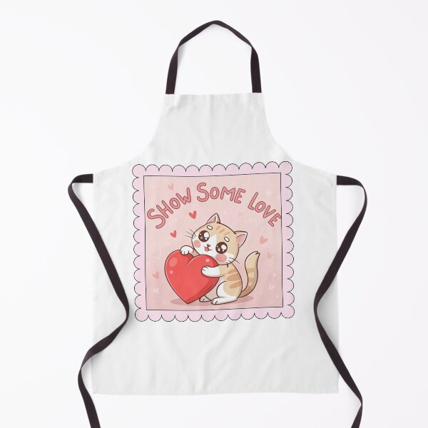Item preview, Cute Cat Hugging Heart – Show Some Love Sticker designed and sold by asliberry.